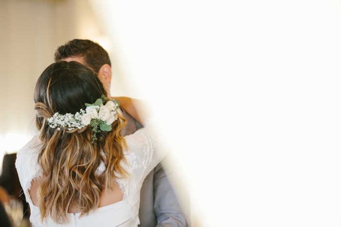 Creative first dance wedding photo