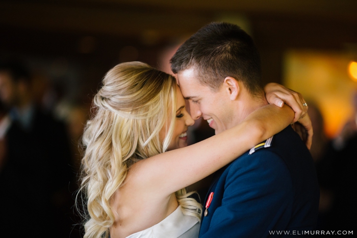bride and groom dance at chart house