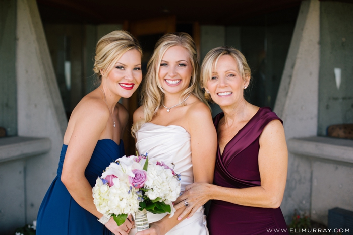 family formal wedding photo