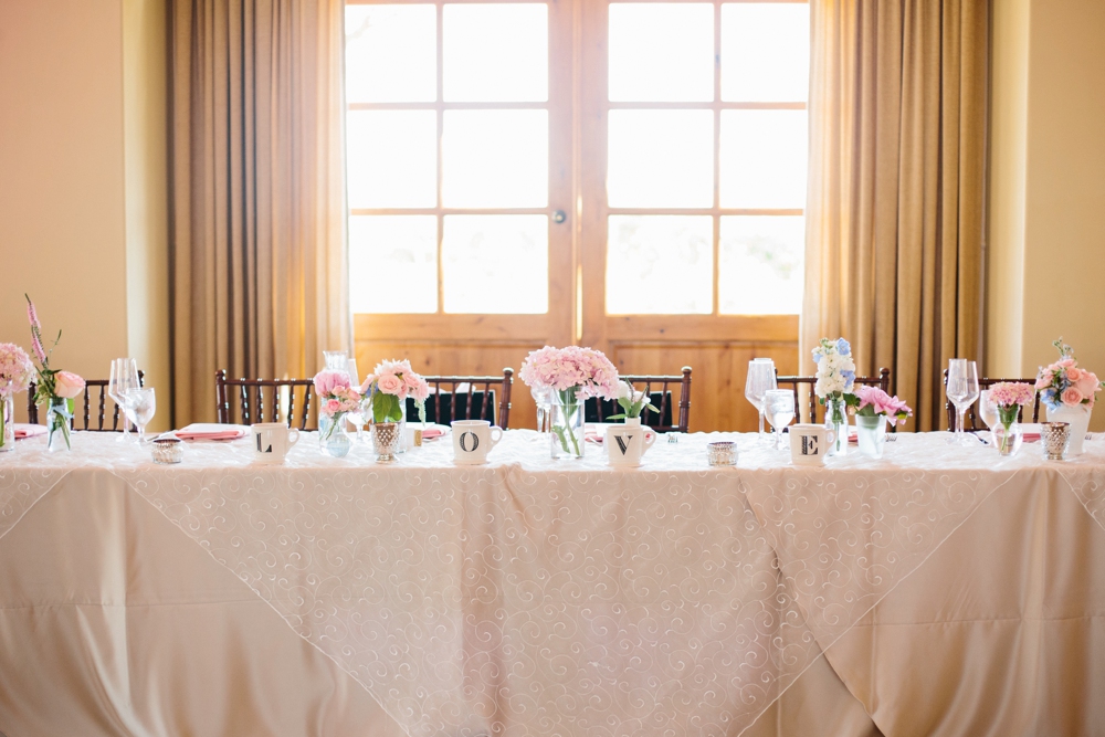 wedding party table in temecula, california