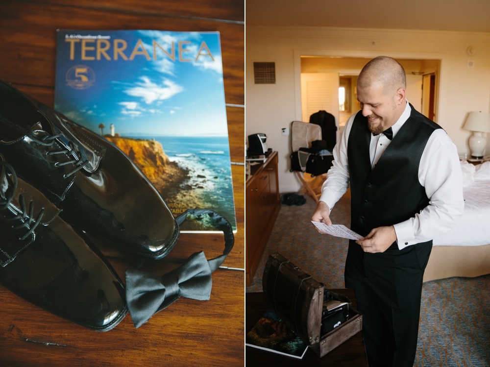 Groom at Terranea Resort