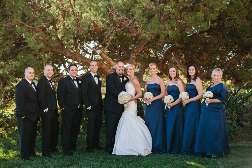 Wedding Party navy blue dresses