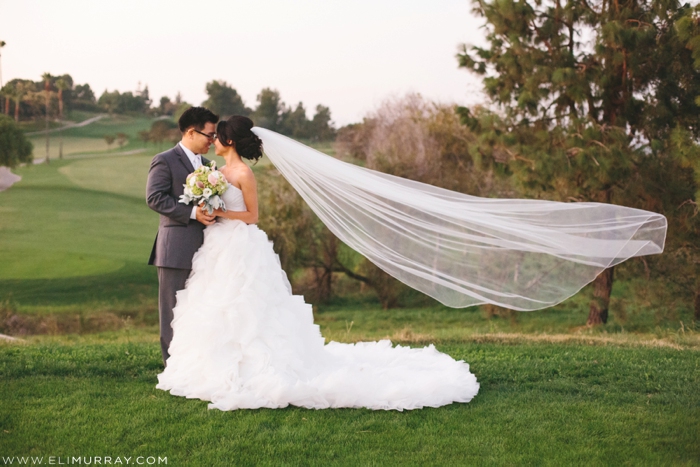 Bride and Groom Portrait in Aliso Viejo, California