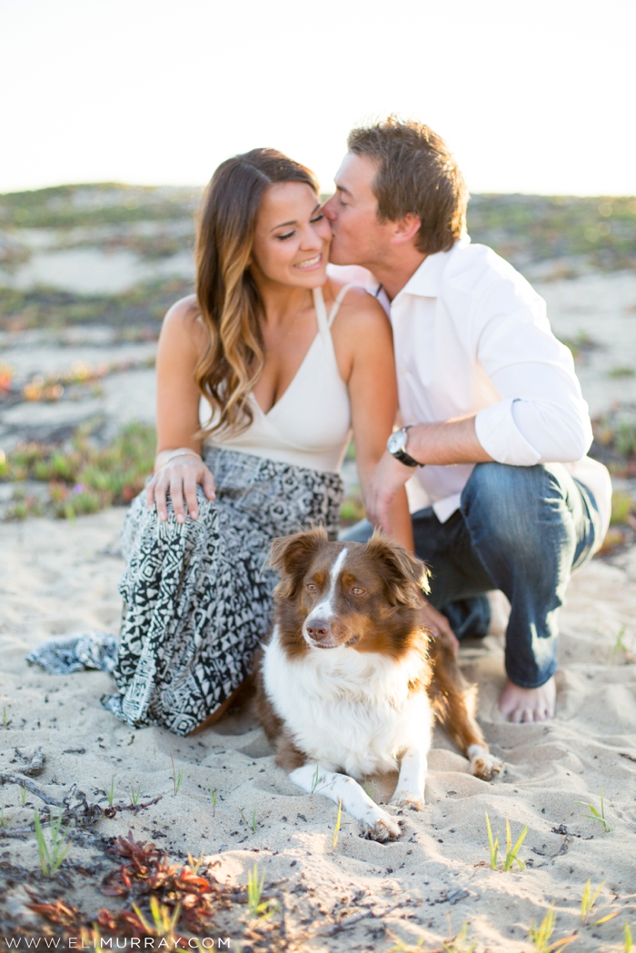 Engagement Session with dog