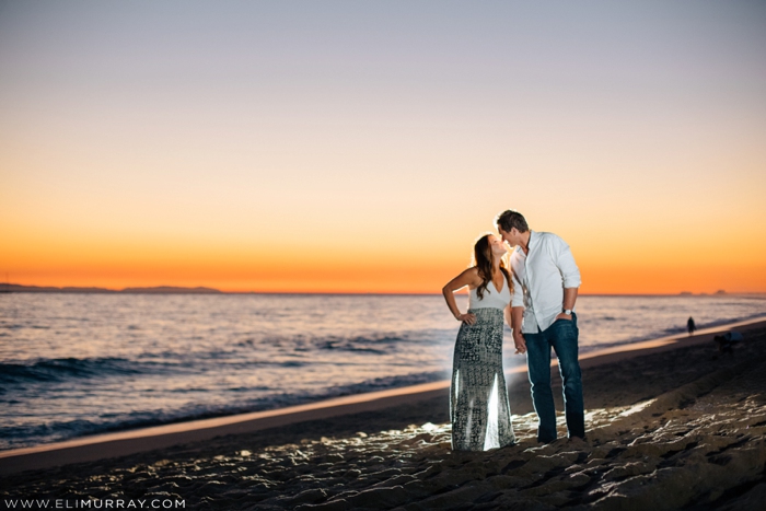 Night Portrait in Newport Beach California