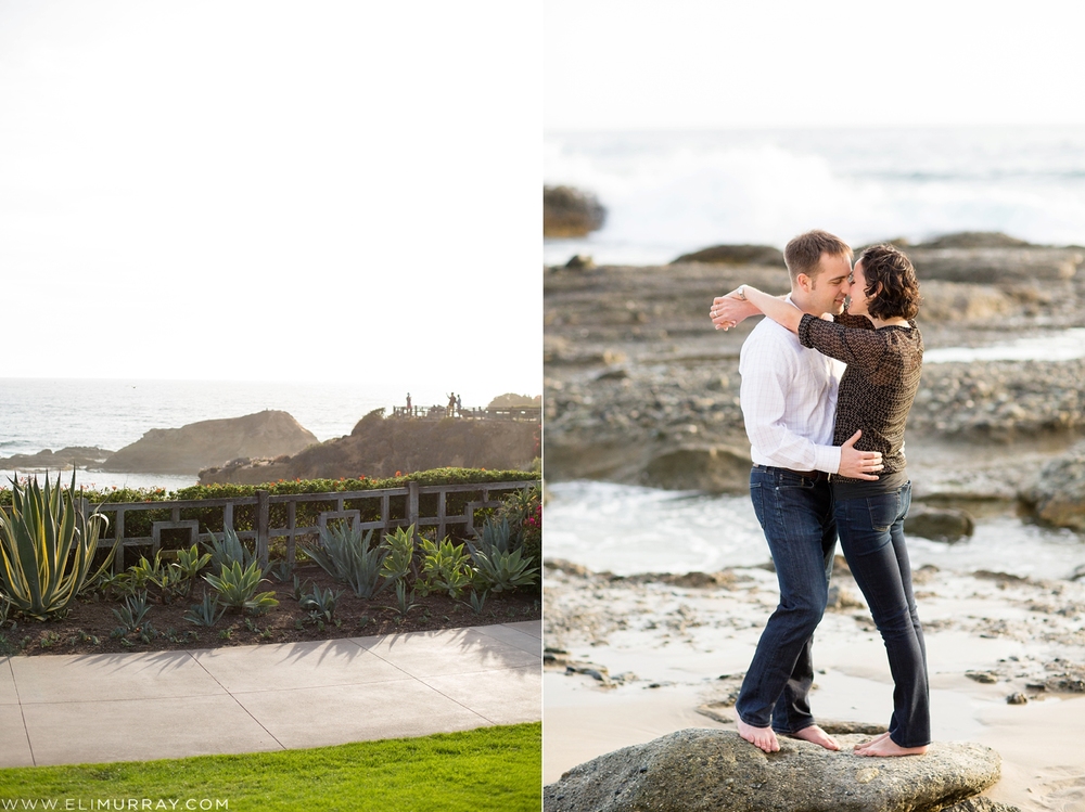 Couple in love at Montage Laguna Beach