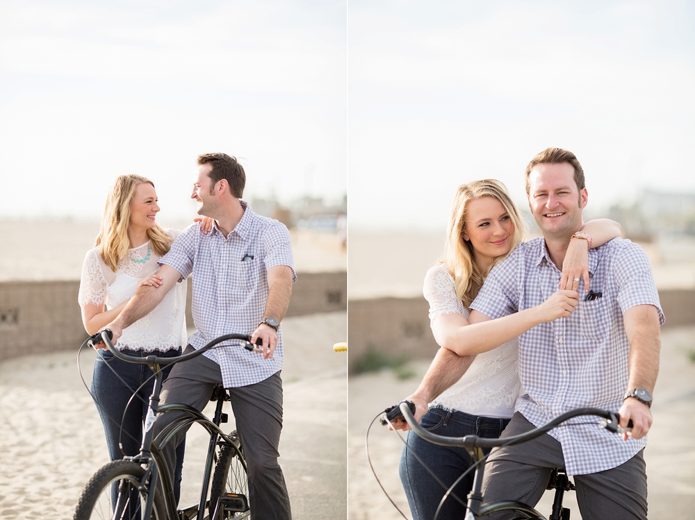 Southern California Engagements with bikes