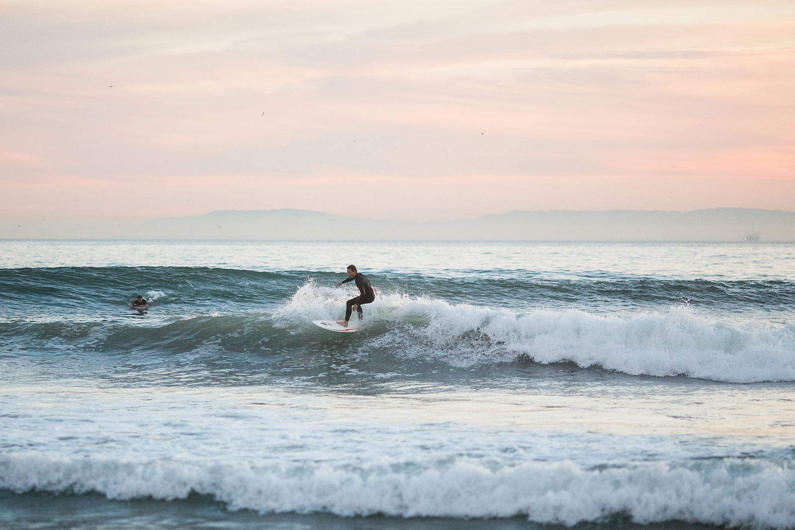 Surfer in Huntington Beach