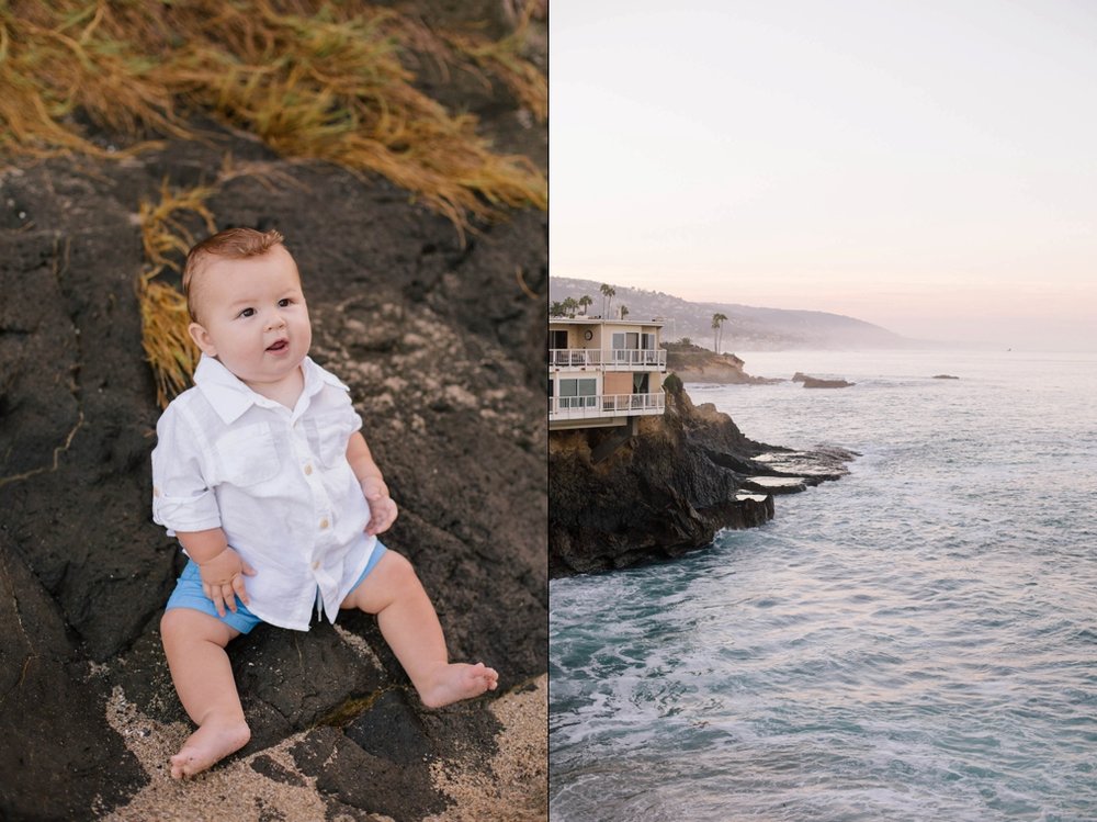 Beach baby photo