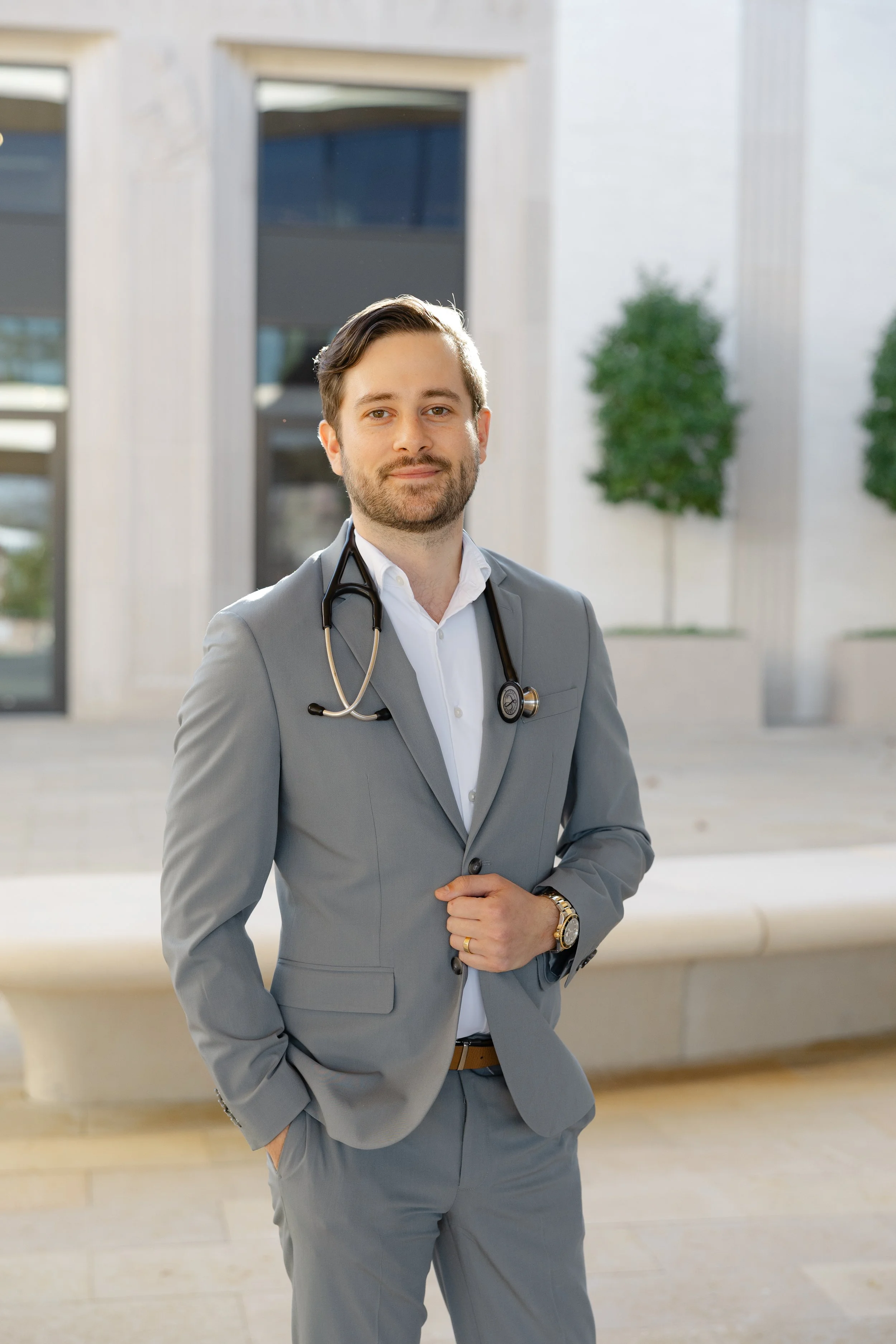 Business head shot for doctor