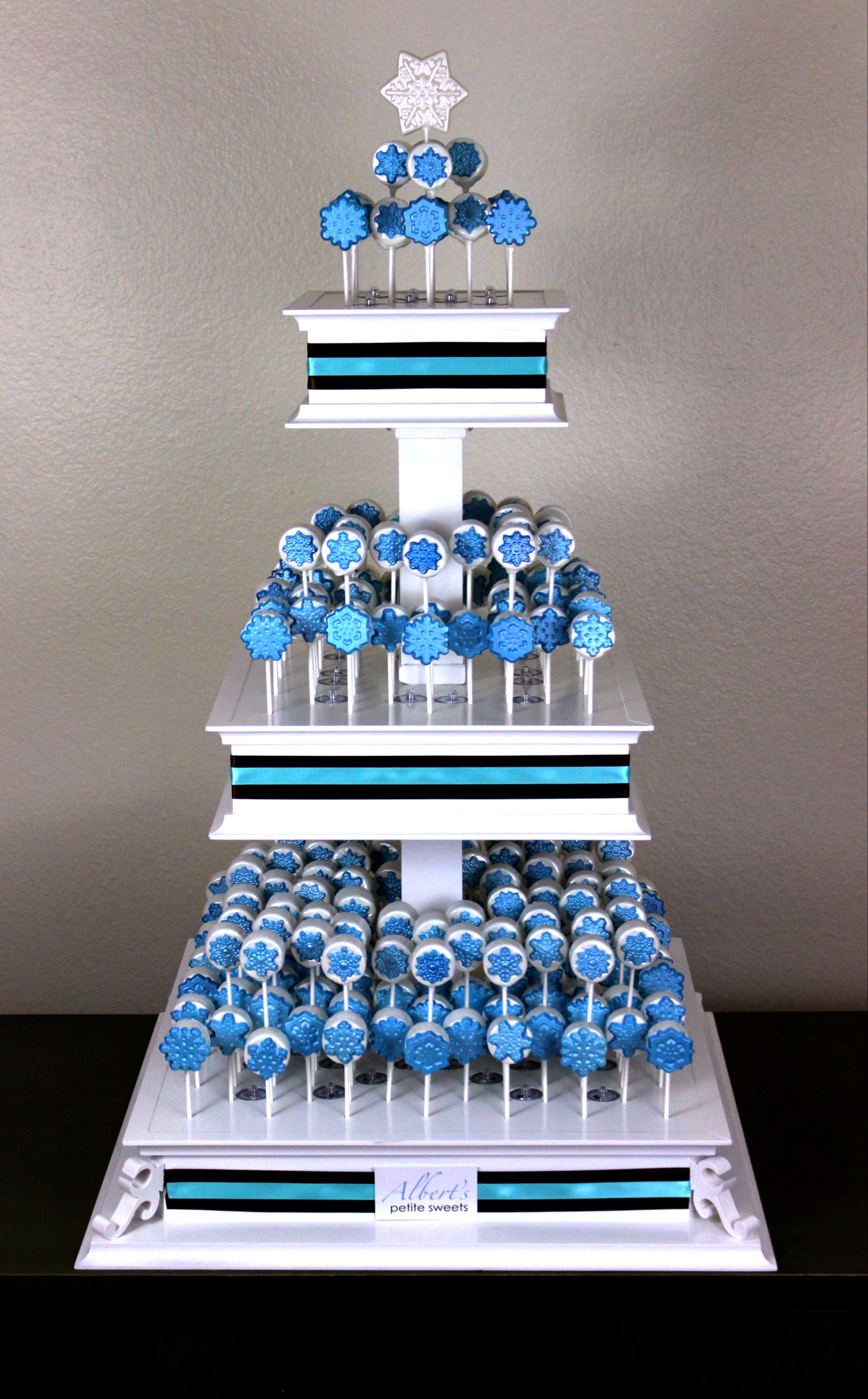 Dessert Tower - Snowflakes