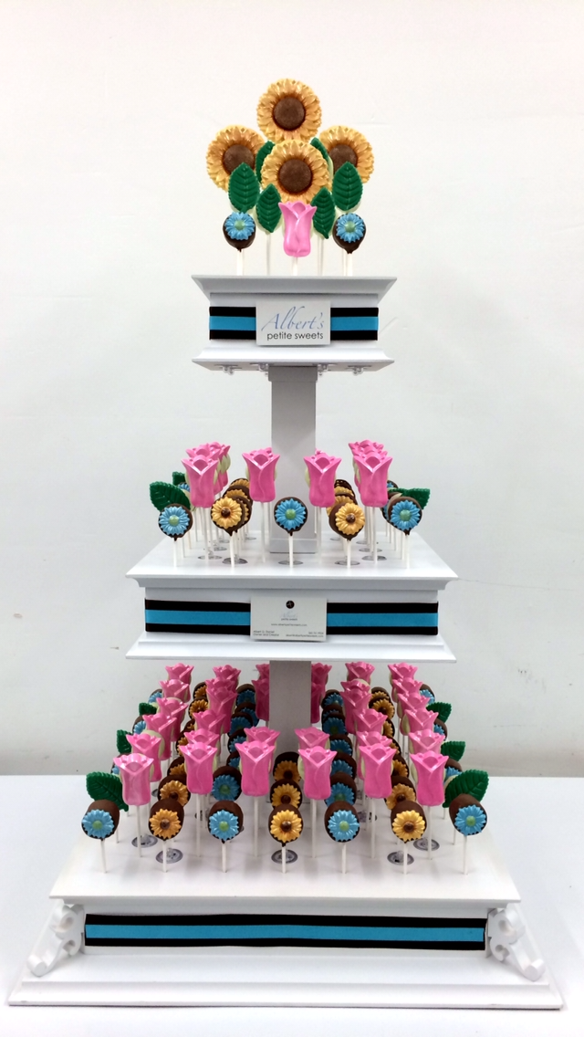 Spring Flowers Dessert Tower