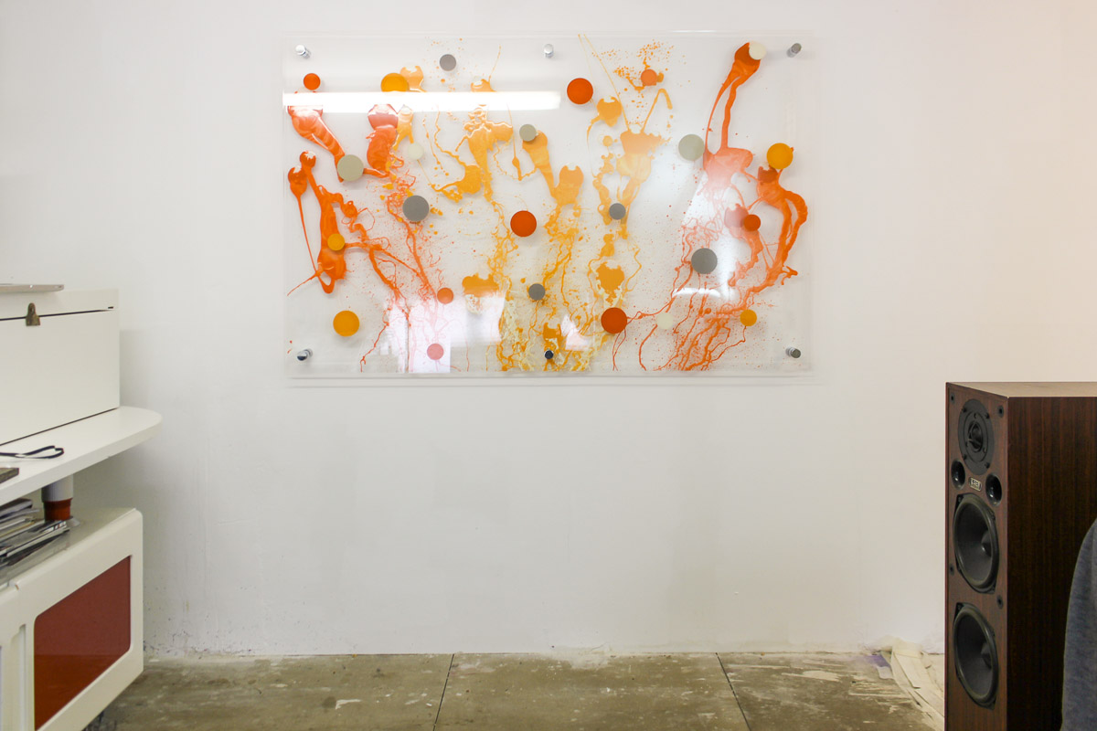 Edward Ball Artwork on perspex (the sea in orange)-0709.jpg