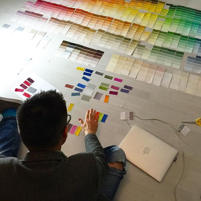 Late night, Working on colour combinations!