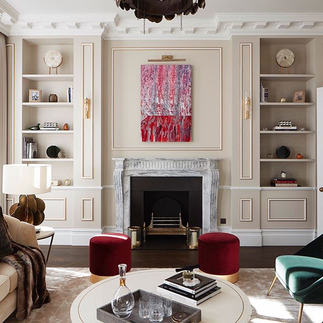 This is one of my pieces of work in a new property development in West London, sold by the wonderful @imitatemodern a great gallery based in London. The work from the cinematic collection named 'theme de yoyo. A very grand house indeed! #modernart #abstractart #contemporaryart #paintingtomusic #artwork #vividart #artmovement #arttomusic #redandgrey and has some DNA of #abstractexpressionism
