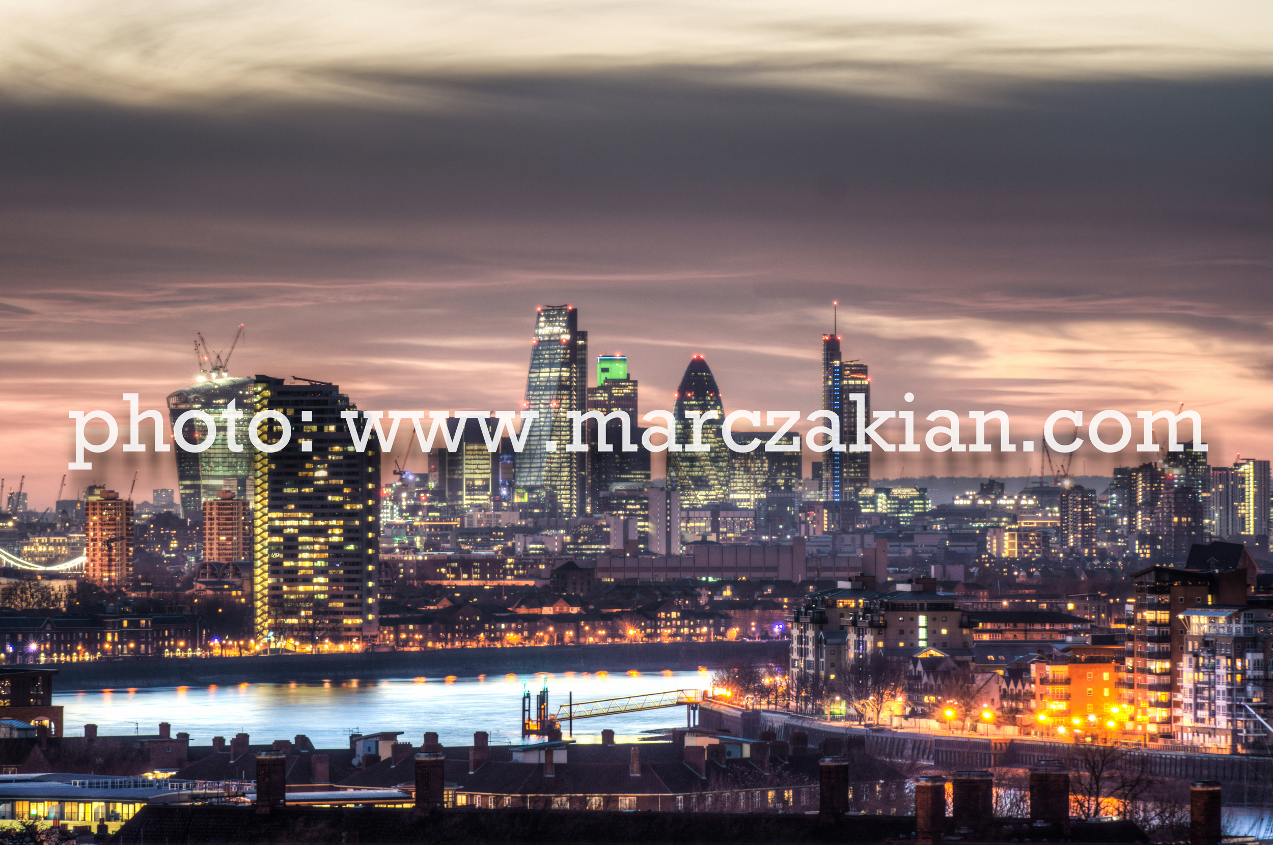 city of london skyline at dusk (1 of 1).jpg