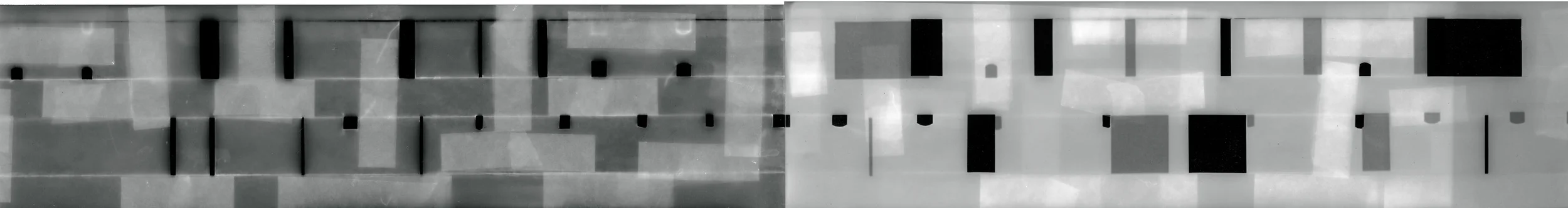 Photogram constructed in the rhythm-instument