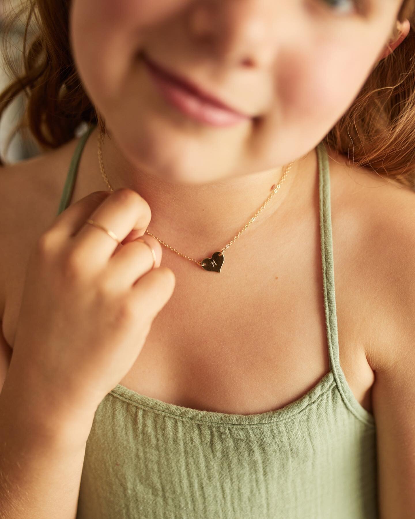 A little something sweet on this day of love! Happy Valentine&rsquo;s Day! ❤️
⠀⠀⠀⠀⠀⠀⠀⠀⠀
#customheartnecklace #happyvalentinesday #spreadloveandkindness