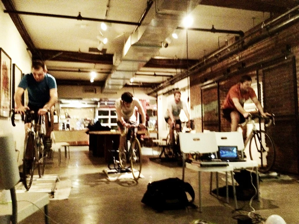 Indoor riding at Maglianero in the halcyon days of 2012. 