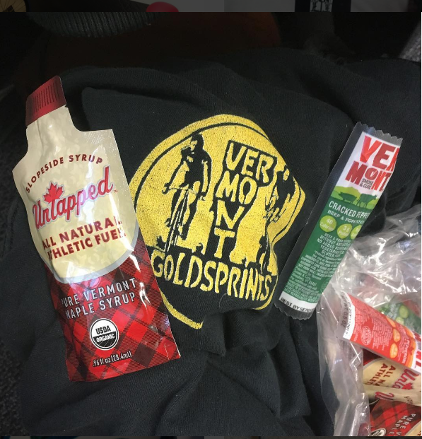 Meat, maple, and sprints: a match made in heaven. 