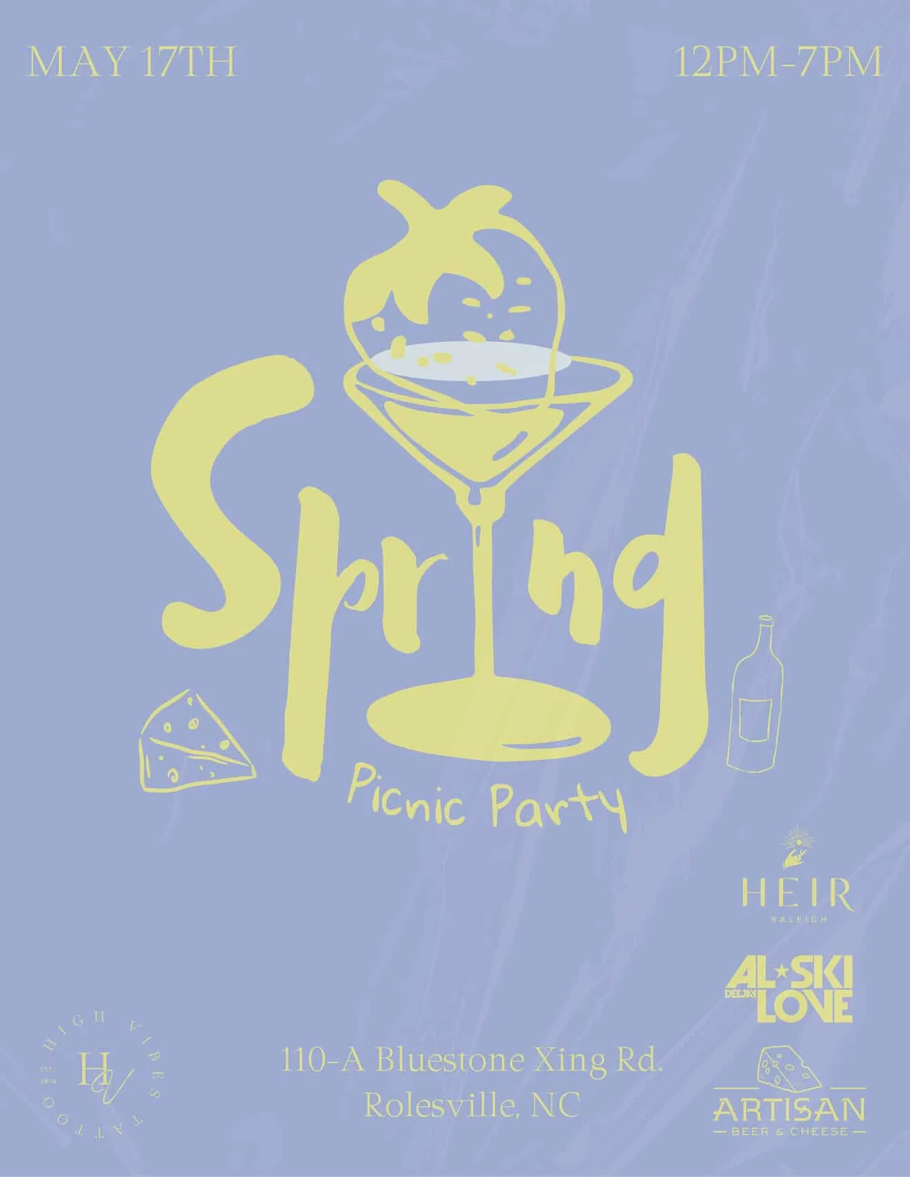 Spring Picnic Party At Artisan Beer &amp; Cheese