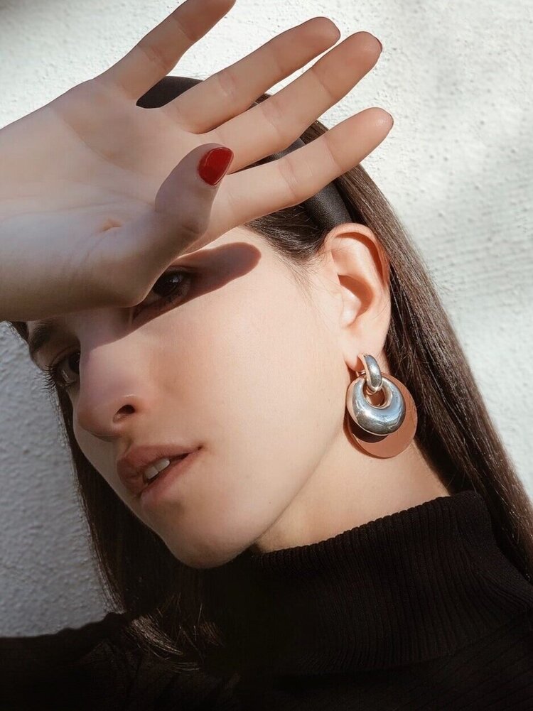 ODP Essentials Interchangeable Hoop Earrings featured in Vogue Italia
