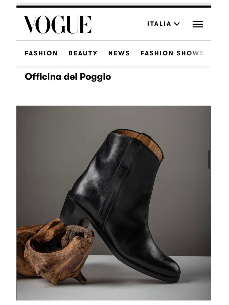 The ODP Texano Boot featured on Vogue.it