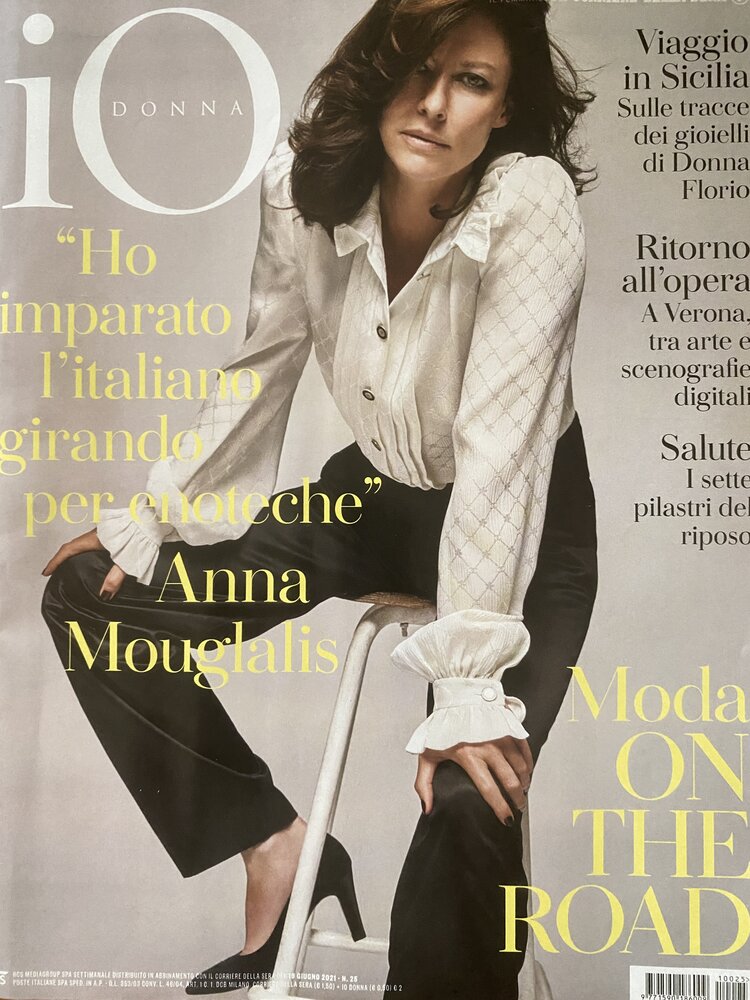 The ODP Yoga Mat Strap featured in Io Donna Corriere della Sera
