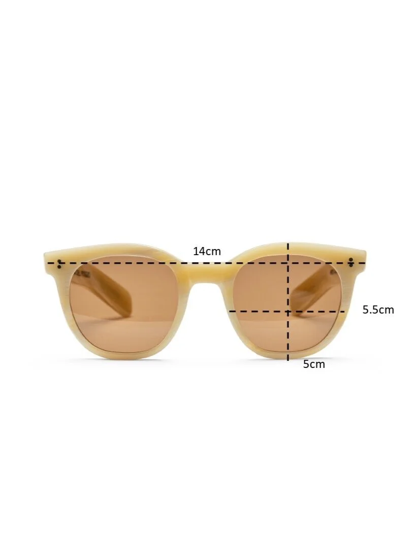light brown sunglasses