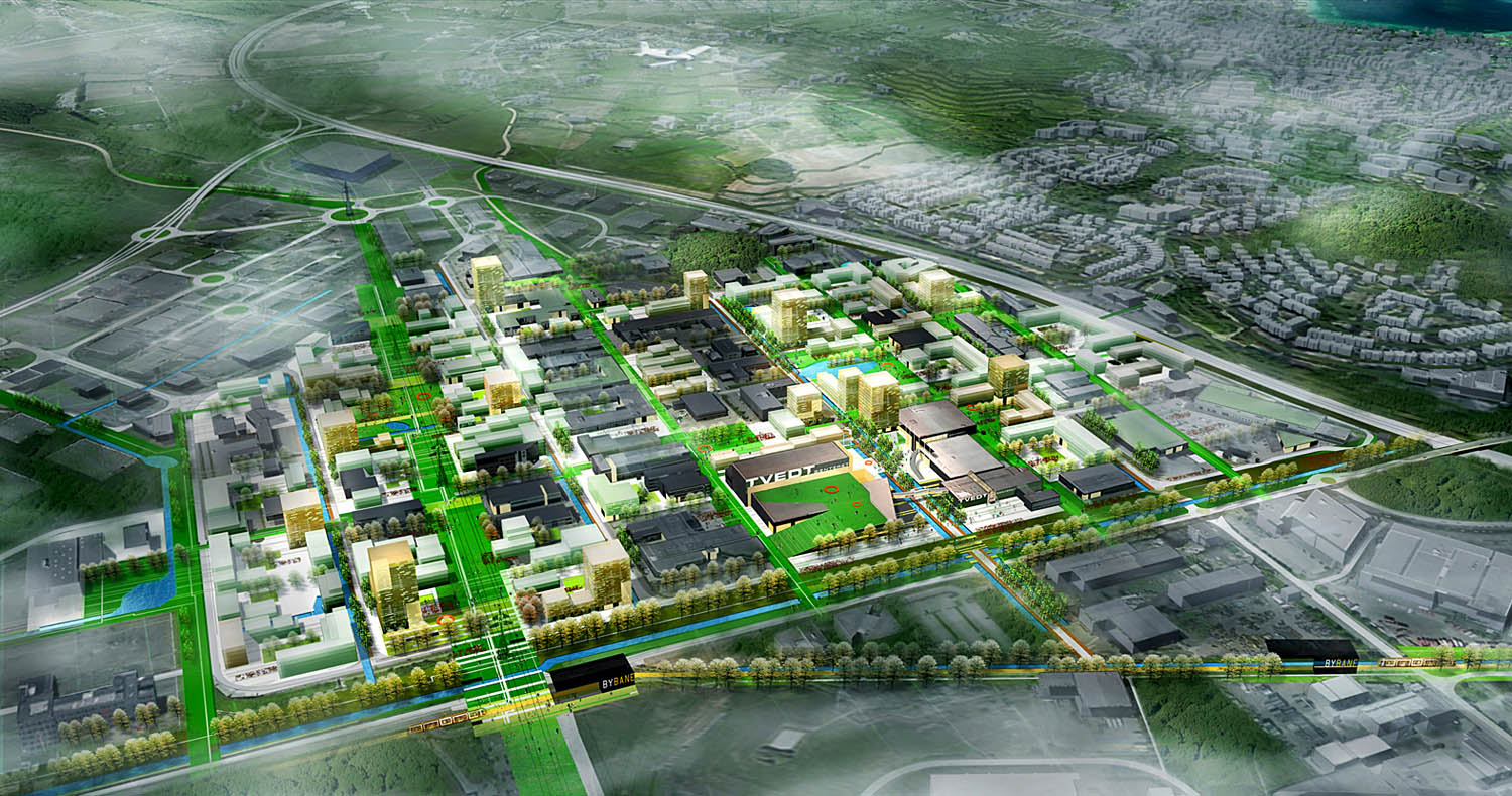 Forus (Norway) / urban extension / Juul & Frost arkitekter / 2012-2013