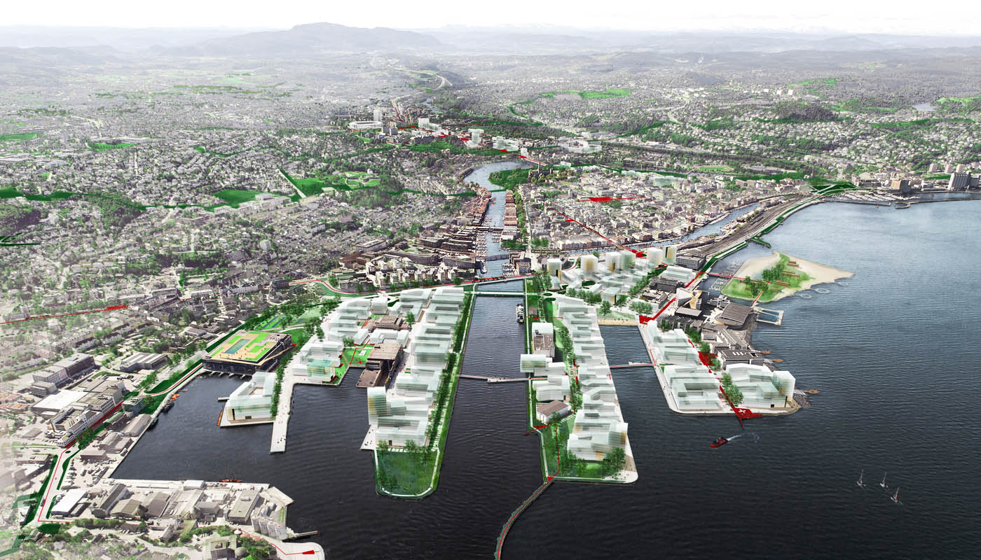 Trondheim (Norway) 2050 / waterfront urban extension / Juul & Frost arkitekter / 2014