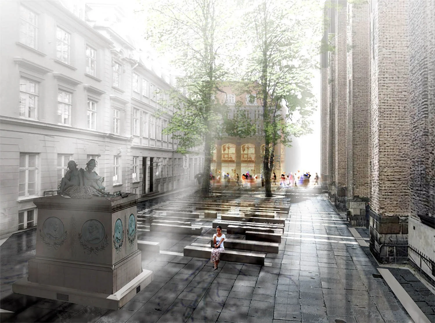 Copenhague - requalification d'espaces publics en hyper-centre