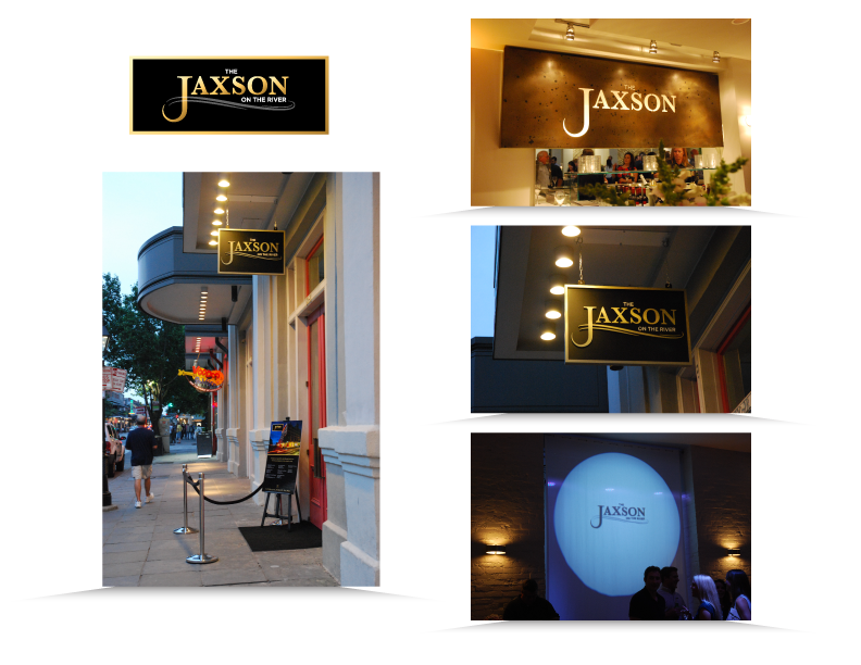  Logo and signage&nbsp;created for Jaxson, event venue in Jax Brewery, New Orleans 