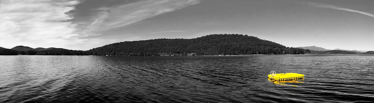 // Schroon Lake, from a segment of the race course