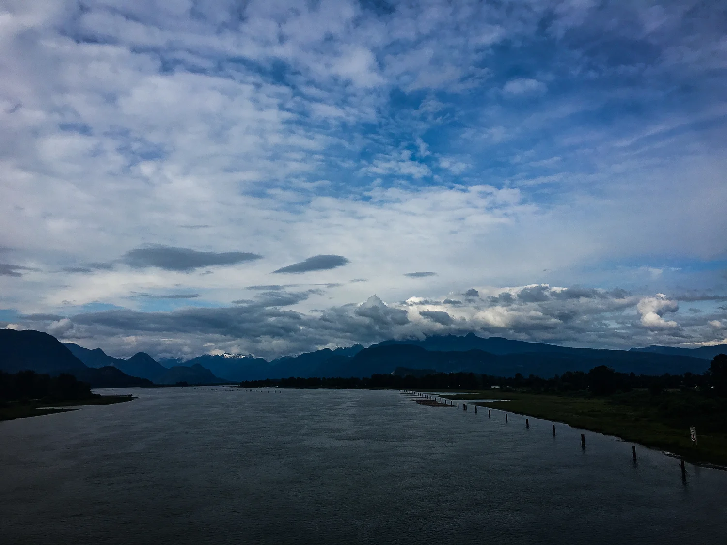 // Crossed over the Pitt River