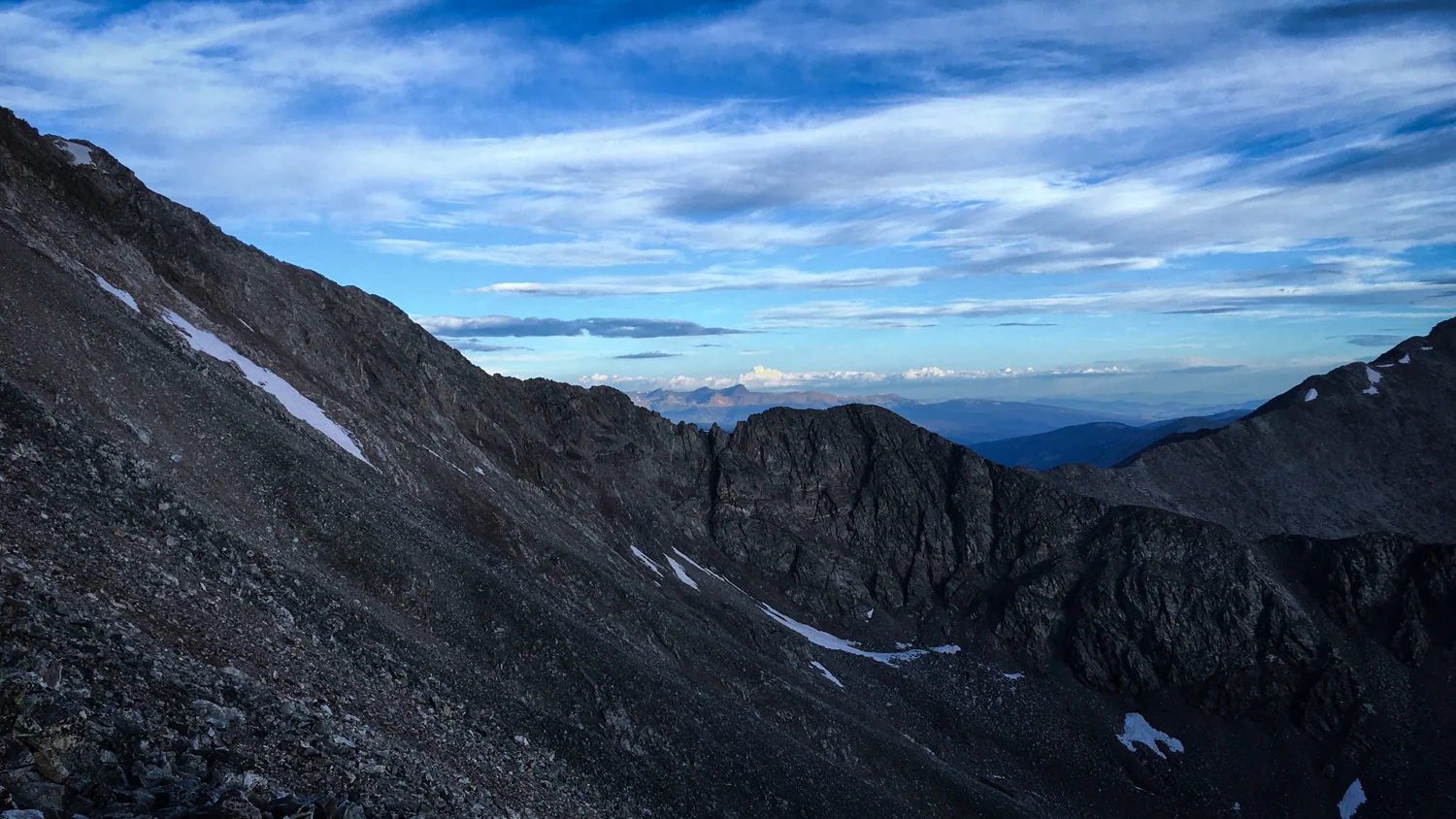 From the trail to Mt. Democrat