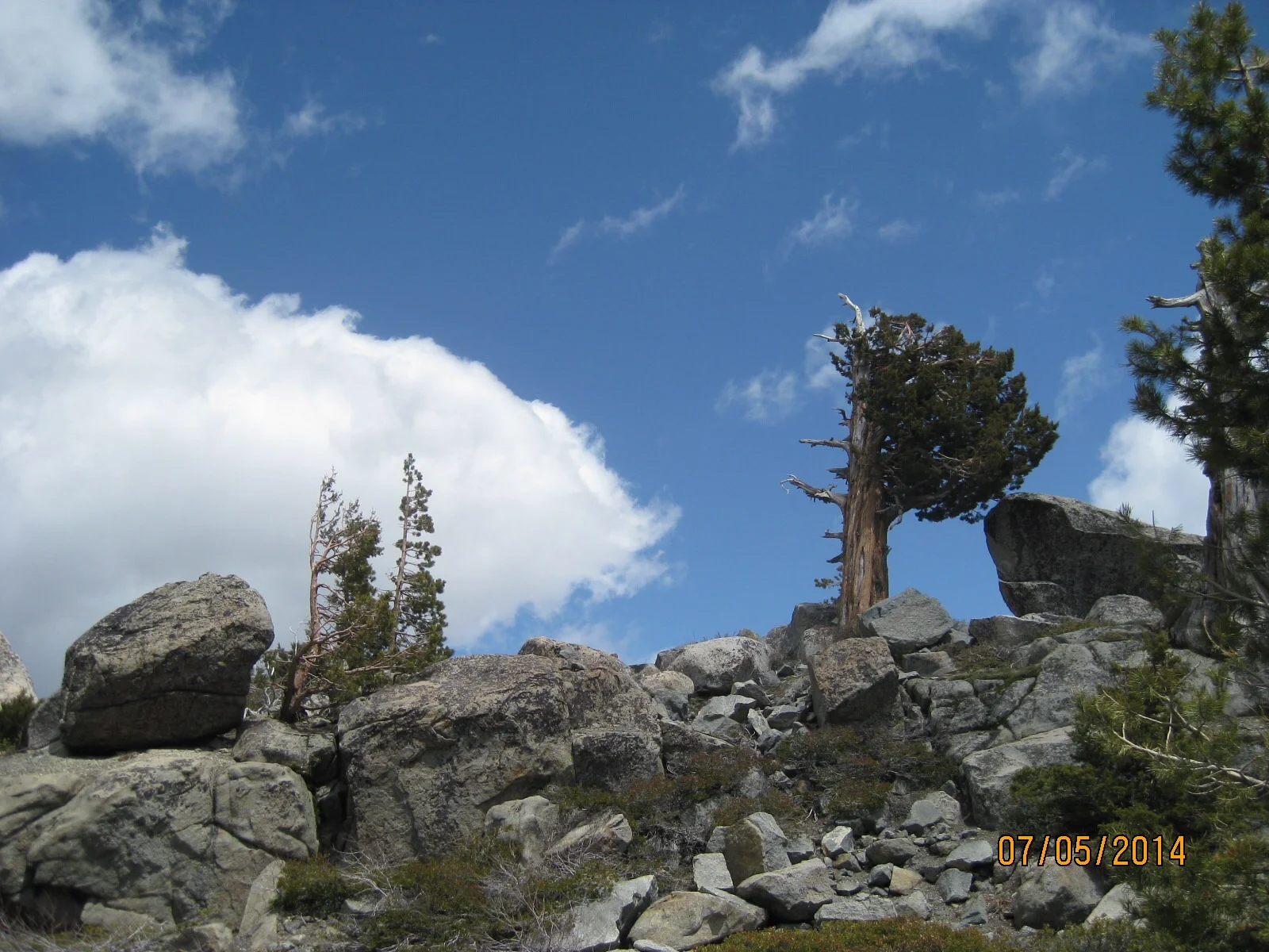 Near the peak.