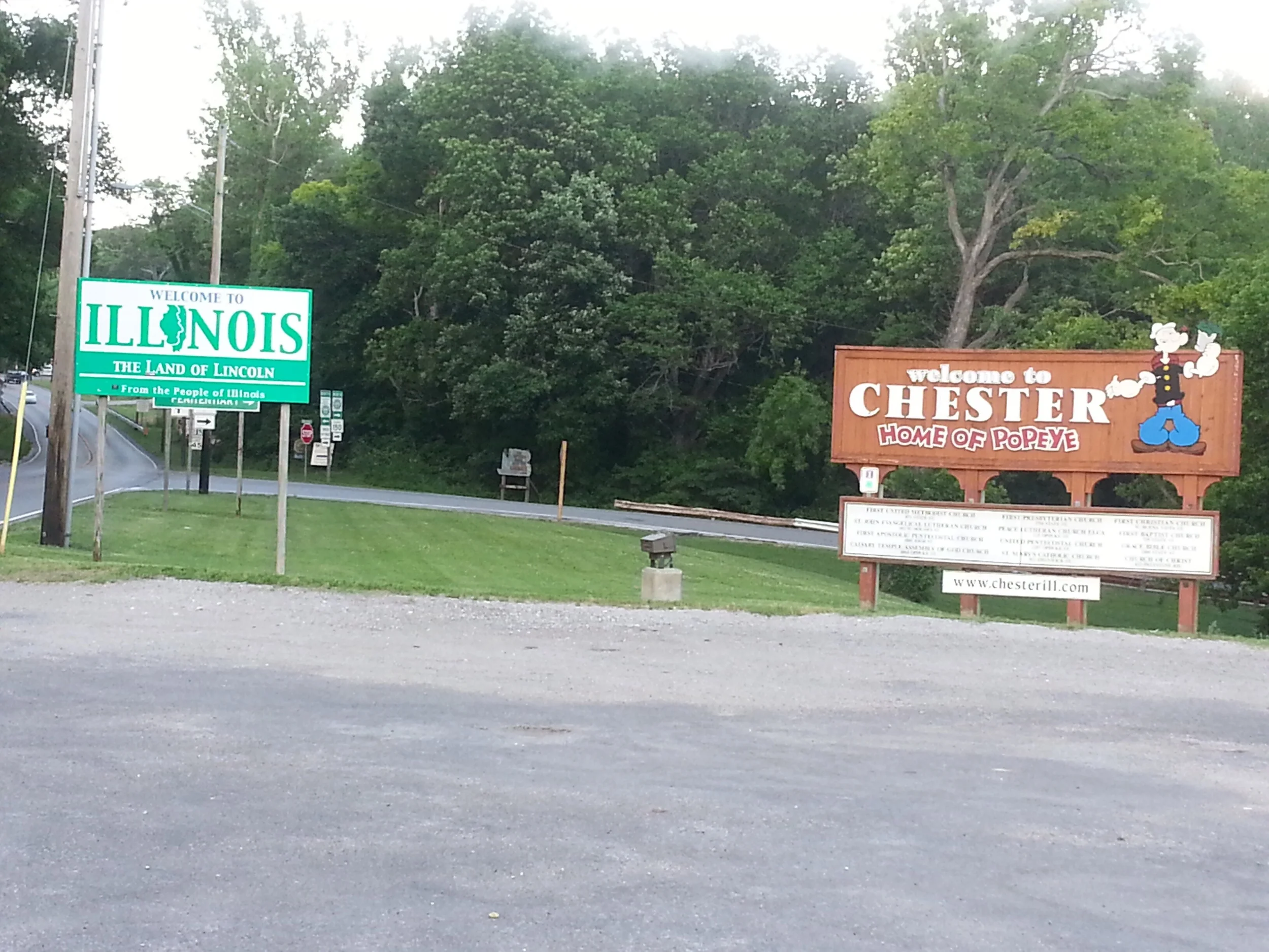 New state day! My welcome to Chester.