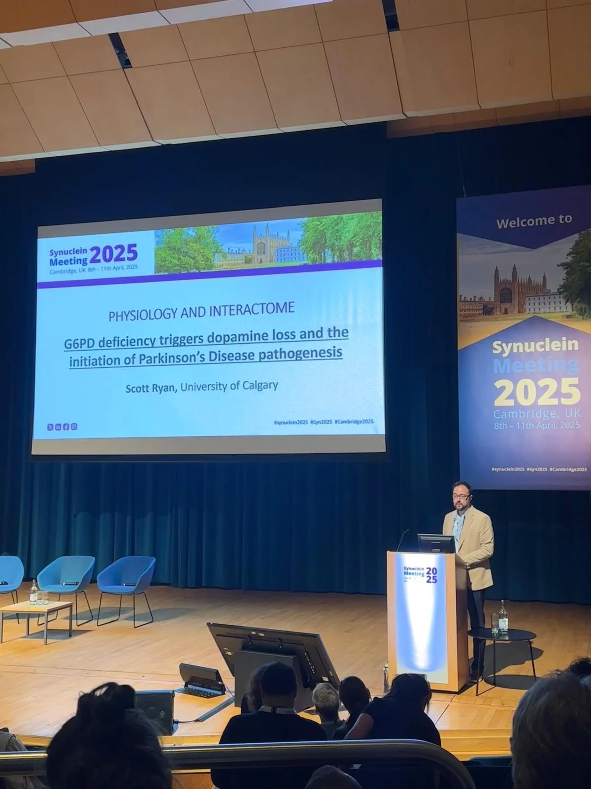 Dr. Ryan's Talk: G6PD Deficiency Triggers Dopamine Loss and the Initiation of PD Pathogenesis