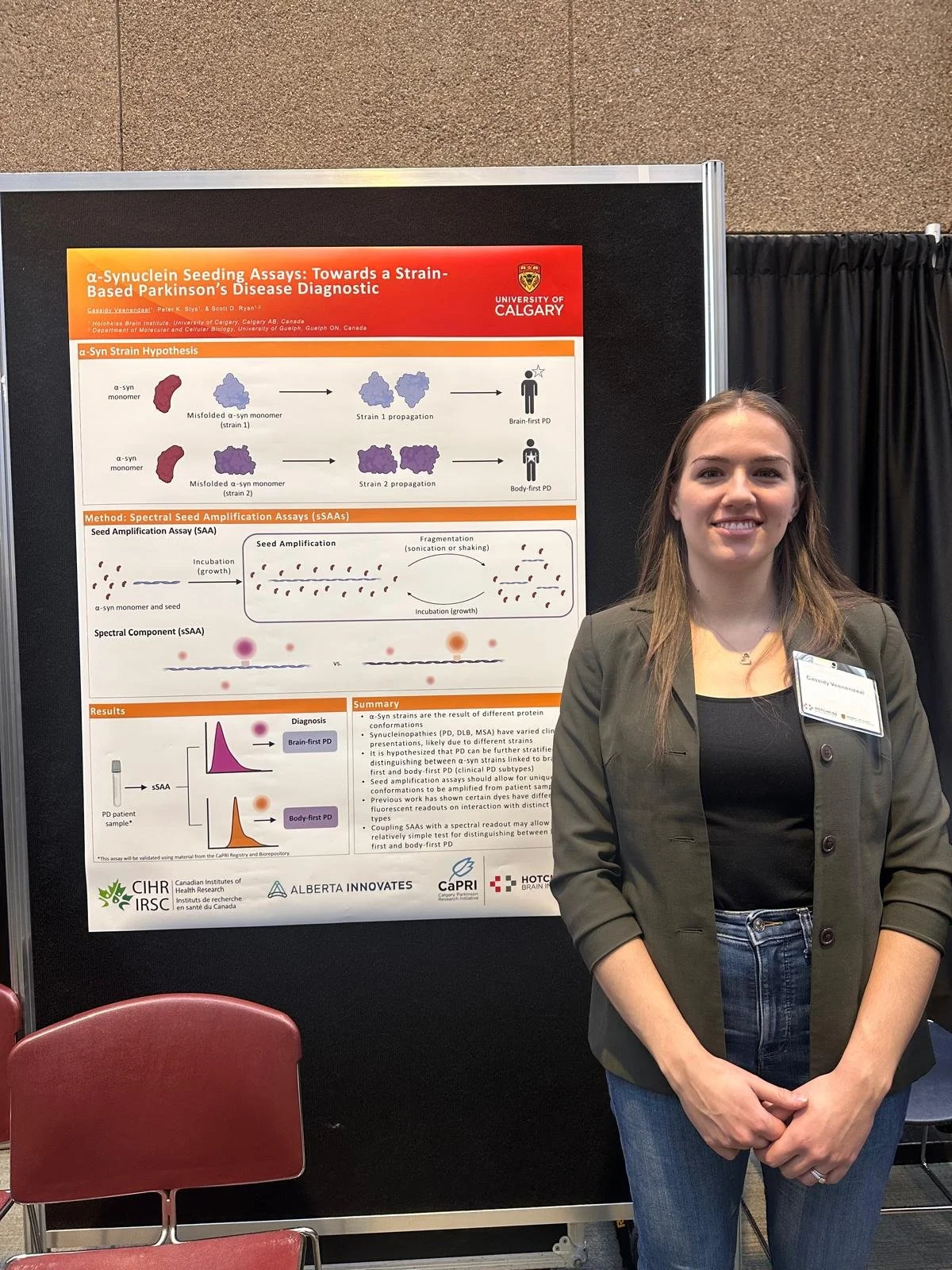 Cassidy's Poster: a-Synuclein Seeding Assays: Towards a Strain-Based PD Diagnostic