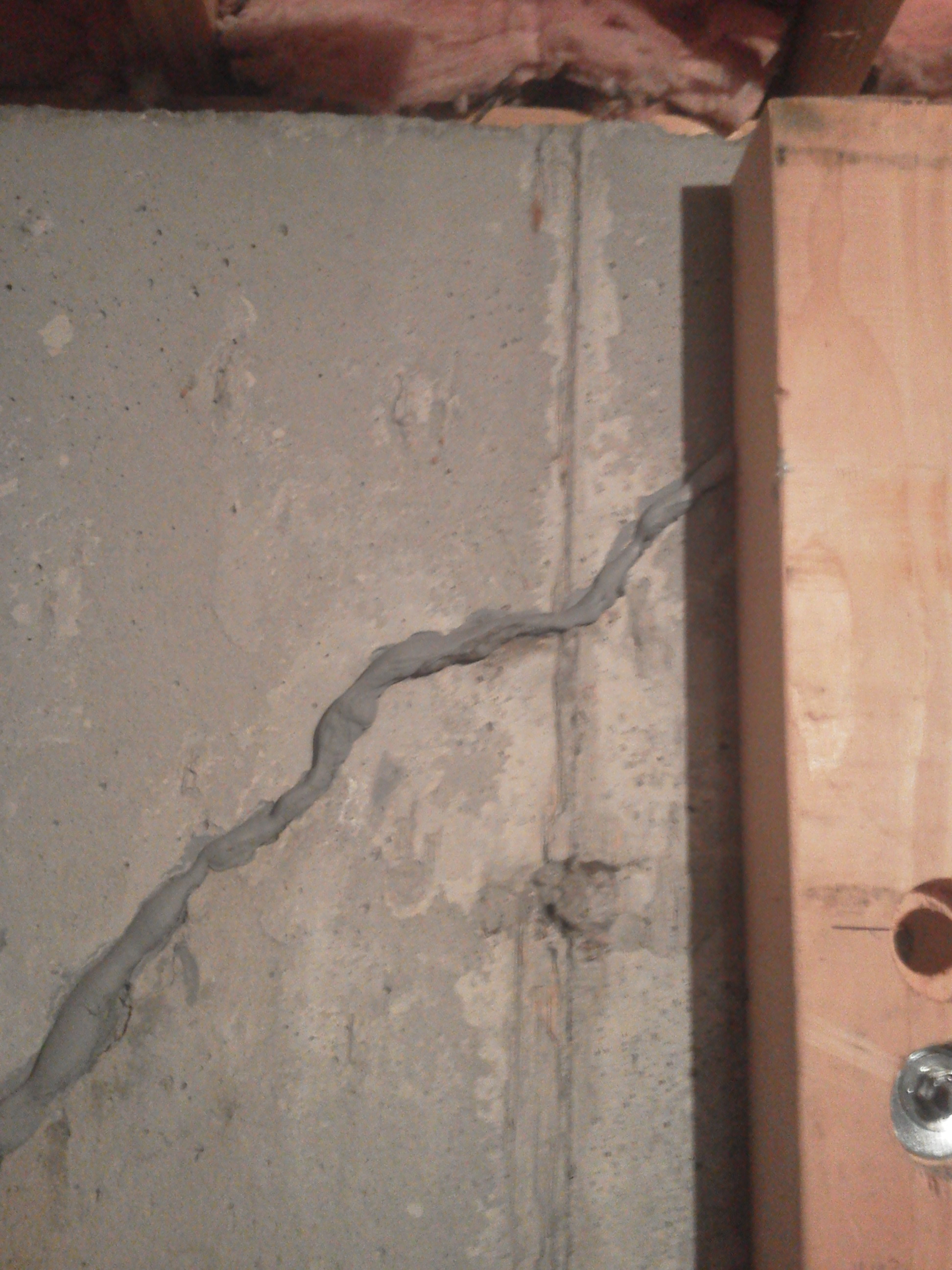 Wall pull crack repair AFTER