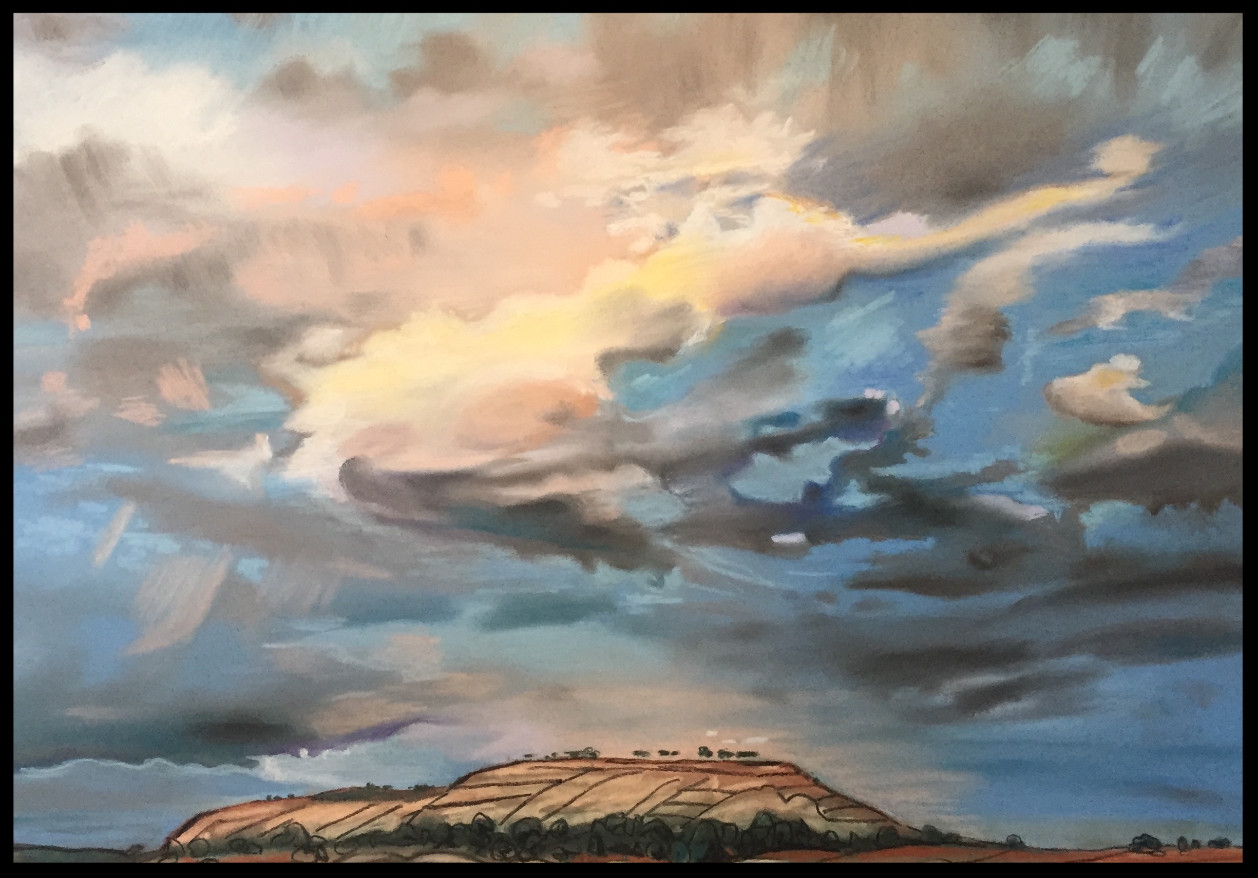 Thus, We Walk - 21.5" wide x 15.5" high - 2016 -Available for Purchase-