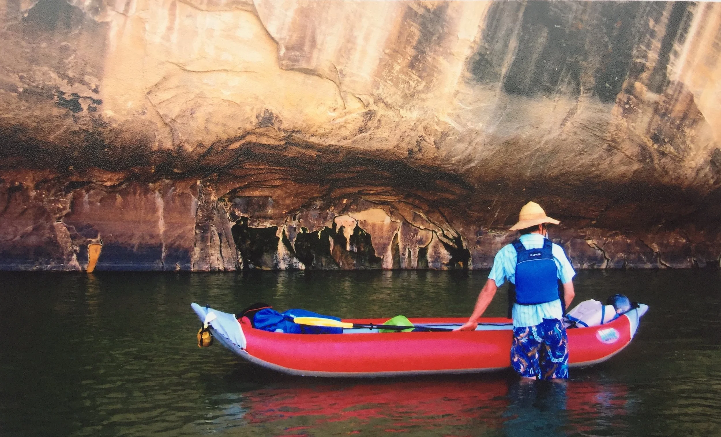 The river was particularly shallow, allowing me to hang out longer than usual.