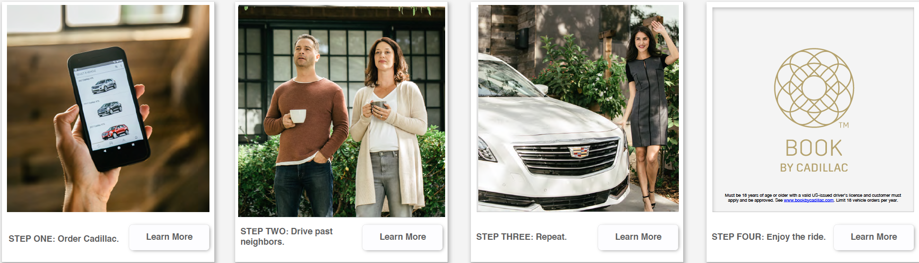 How to confuse your neighbors with BOOK by Cadillac