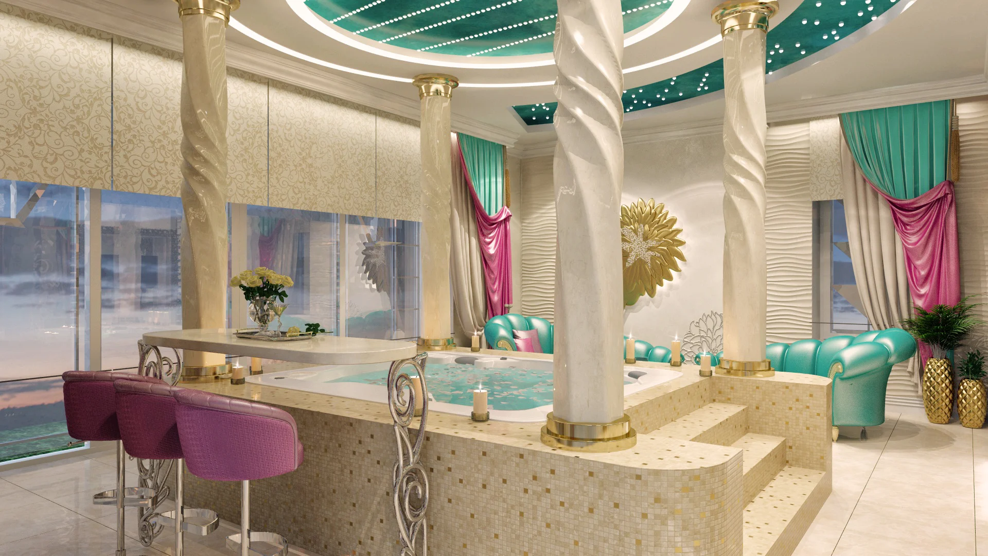 Роскошное SPA в загородном доме