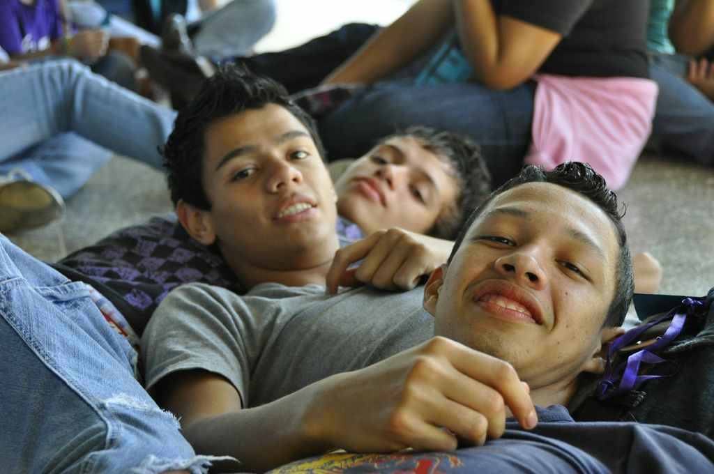 Jóvenes del programa Icthus en Honduras.