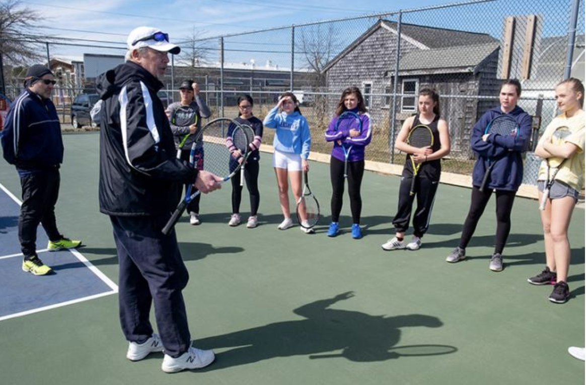 No Getting Around It, Big Sneakers to Fill for Coach of Girls Tennis Team