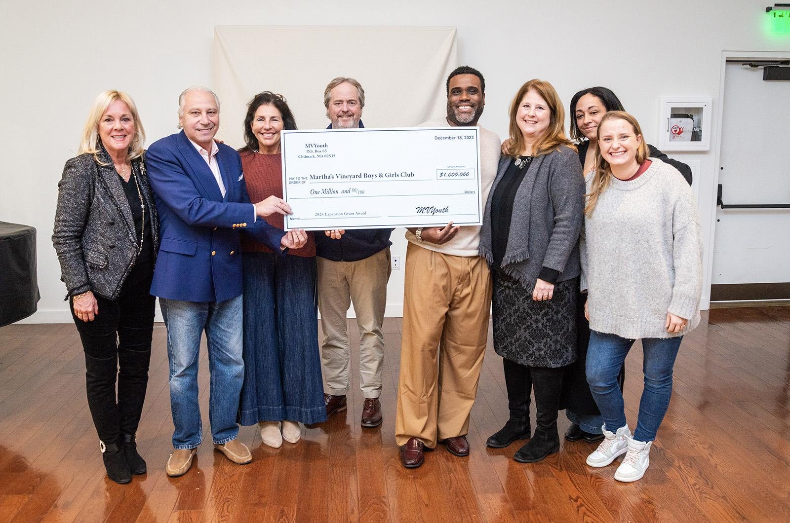 Boys &amp; Girls Club Receives $1 Million Pledge from MV Youth