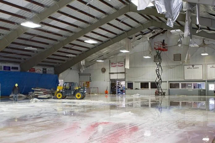 MV Arena Renovation Underway