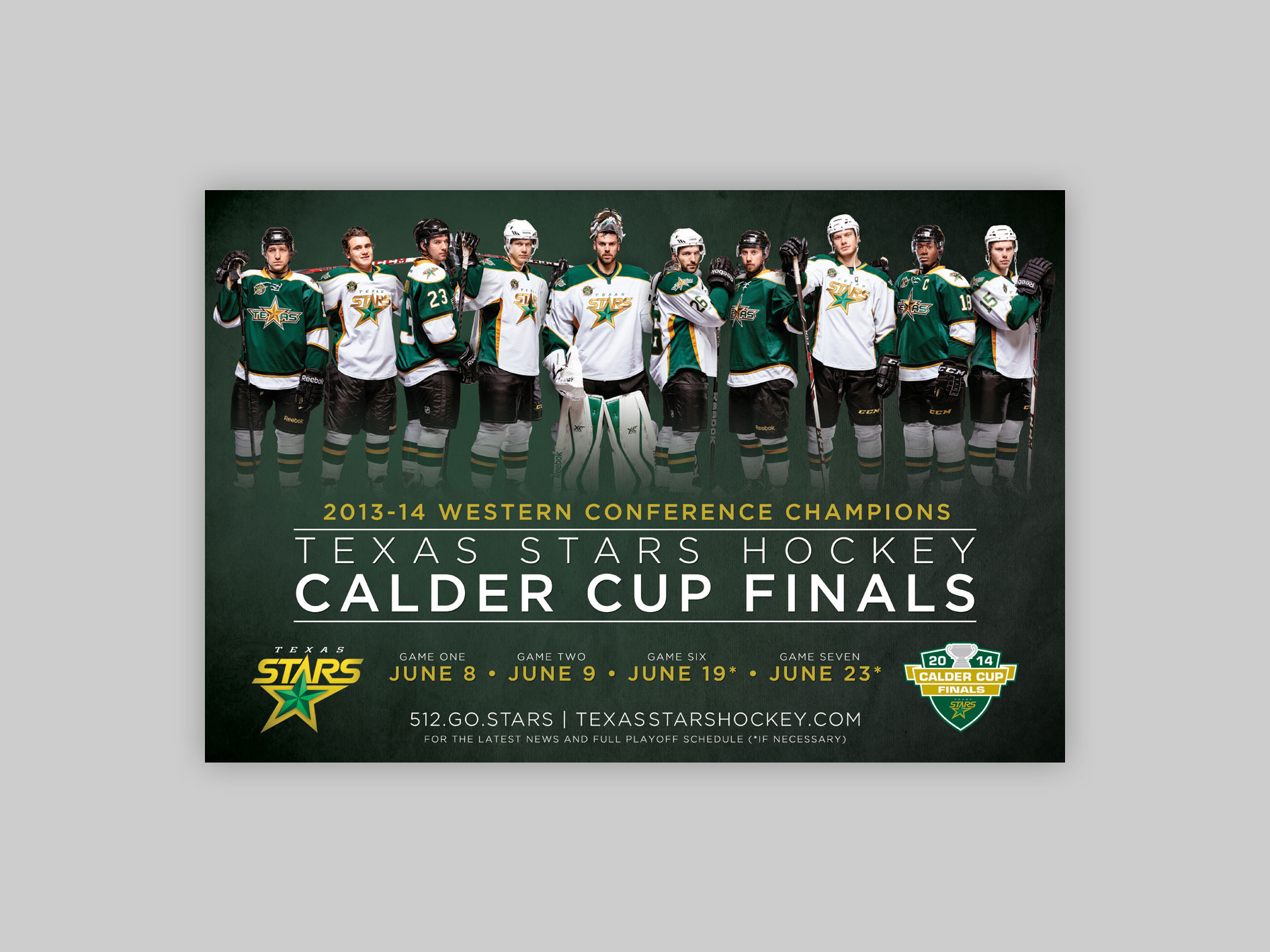  All Over Media poster, distributed to advertise the Calder Cup Finals. 